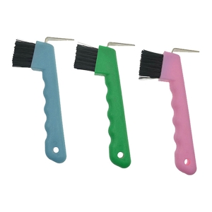 Hoof Pick with Brush Soft Touc